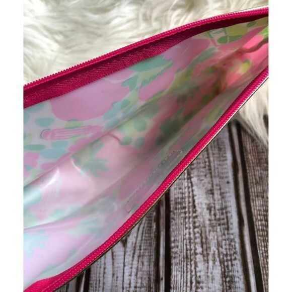 Lilly pulitzer estee lauder plastic Makeup Bag - Picture 6 of 8